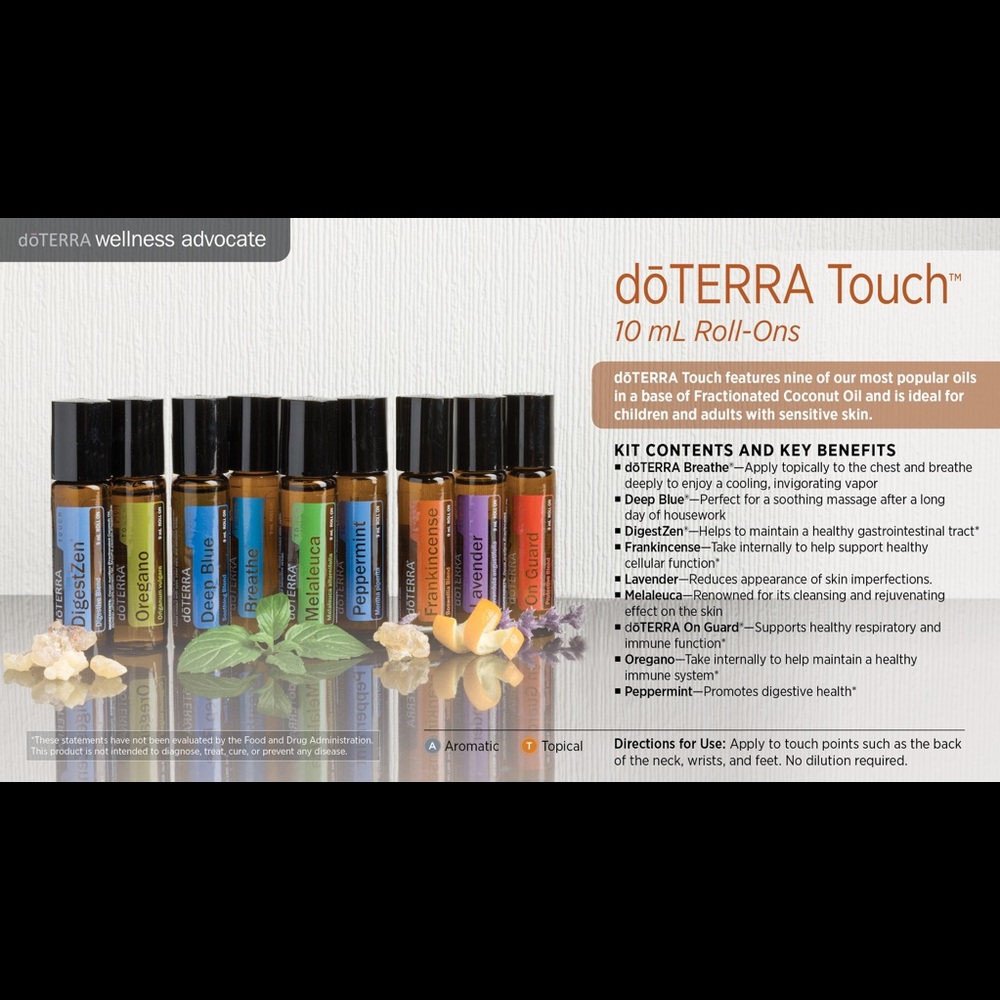 DoTERRA essential oil Roll ons